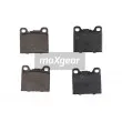 MAXGEAR 19-1119 - Jeu de 4 plaquettes de frein arrière