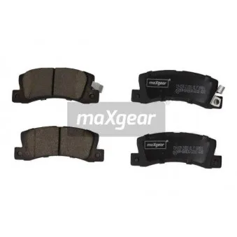 Jeu de 4 plaquettes de frein arrière MAXGEAR OEM 0446532010