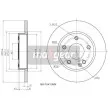 MAXGEAR 19-1193 - Jeu de 2 disques de frein avant