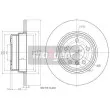 MAXGEAR 19-1204 - Jeu de 2 disques de frein arrière