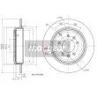 MAXGEAR 19-1215 - Jeu de 2 disques de frein arrière