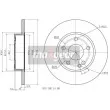 MAXGEAR 19-1224 - Jeu de 2 disques de frein avant