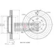MAXGEAR 19-1327 - Jeu de 2 disques de frein avant