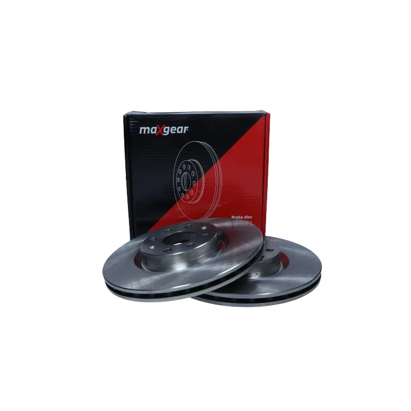 Jeu de 2 disques de frein avant MAXGEAR 19-1329 - Visuel 2