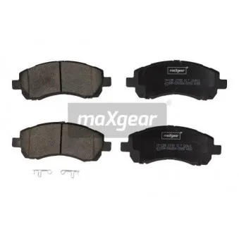 Jeu de 4 plaquettes de frein avant MAXGEAR OEM 26296AC011