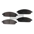 MAXGEAR 19-1437 - Jeu de 4 plaquettes de frein arrière