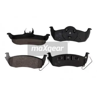 Jeu de 4 plaquettes de frein arrière MAXGEAR OEM V2010871AC