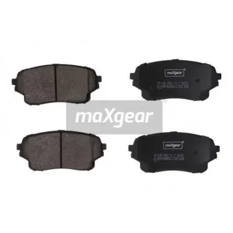 Jeu de 4 plaquettes de frein avant MAXGEAR OEM 5520050J02