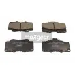 MAXGEAR 19-1761 - Jeu de 4 plaquettes de frein avant