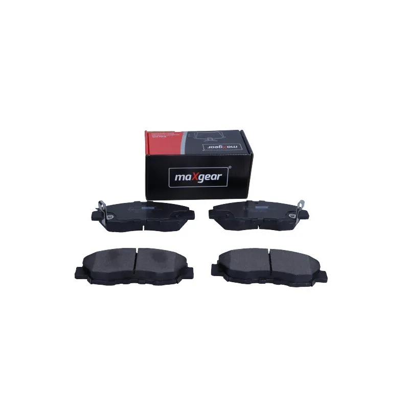 Jeu de 4 plaquettes de frein avant MAXGEAR 19-1766 - Visuel 1
