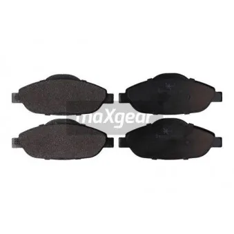 Jeu de 4 plaquettes de frein avant MAXGEAR OEM 1609253080