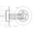 MAXGEAR 19-1802 - Jeu de 2 disques de frein arrière