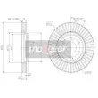 MAXGEAR 19-1815 - Jeu de 2 disques de frein avant
