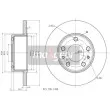 MAXGEAR 19-1852 - Jeu de 2 disques de frein arrière