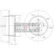 MAXGEAR 19-1864 - Jeu de 2 disques de frein arrière