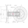 MAXGEAR 19-1871 - Jeu de 2 disques de frein avant