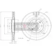 MAXGEAR 19-1875 - Jeu de 2 disques de frein avant