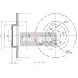 MAXGEAR 19-1878 - Jeu de 2 disques de frein arrière