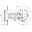MAXGEAR 19-1939 - Jeu de 2 disques de frein arrière