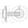 MAXGEAR 19-2007 - Jeu de 2 disques de frein avant