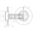 MAXGEAR 19-2021 - Jeu de 2 disques de frein avant