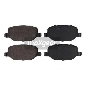 Jeu de 4 plaquettes de frein arrière MAXGEAR OEM 77365560