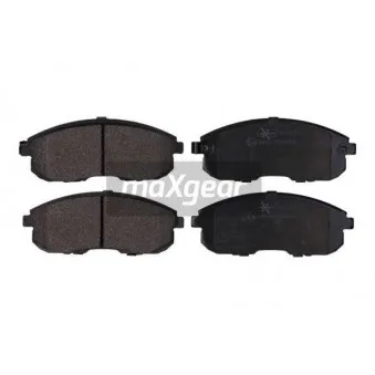 Jeu de 4 plaquettes de frein avant MAXGEAR OEM d10609w00bc107
