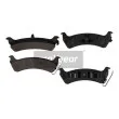 MAXGEAR 19-2139 - Jeu de 4 plaquettes de frein arrière