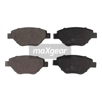 Jeu de 4 plaquettes de frein avant MAXGEAR OEM 410609192R