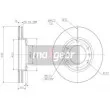 MAXGEAR 19-2231 - Jeu de 2 disques de frein avant