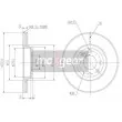 MAXGEAR 19-2232 - Jeu de 2 disques de frein avant