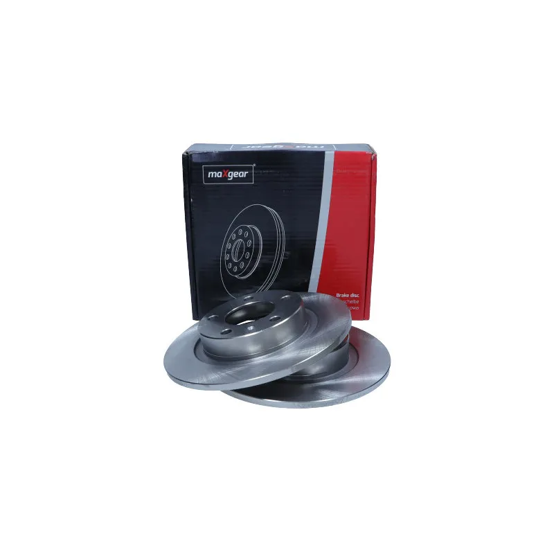 Jeu de 2 disques de frein arrière MAXGEAR 19-2249 - Visuel 2