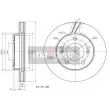 MAXGEAR 19-2270 - Jeu de 2 disques de frein avant
