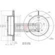 MAXGEAR 19-2370 - Jeu de 2 disques de frein arrière