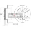 MAXGEAR 19-2389 - Jeu de 2 disques de frein arrière
