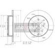 MAXGEAR 19-2466MAX - Jeu de 2 disques de frein arrière