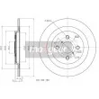 MAXGEAR 19-2477 - Jeu de 2 disques de frein arrière