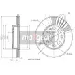 MAXGEAR 19-2540 - Jeu de 2 disques de frein avant