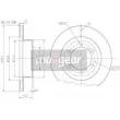 MAXGEAR 19-2549 - Jeu de 2 disques de frein avant