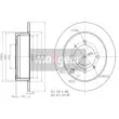 MAXGEAR 19-2557MAX - Jeu de 2 disques de frein arrière