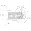 MAXGEAR 19-2562 - Jeu de 2 disques de frein avant