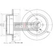 MAXGEAR 19-2663 - Jeu de 2 disques de frein arrière