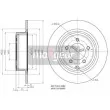 MAXGEAR 19-2858 - Jeu de 2 disques de frein arrière