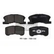 MAXGEAR 19-2876 - Jeu de 4 plaquettes de frein avant