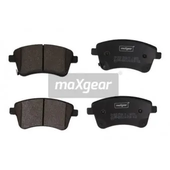 Jeu de 4 plaquettes de frein avant MAXGEAR OEM 581011PA00