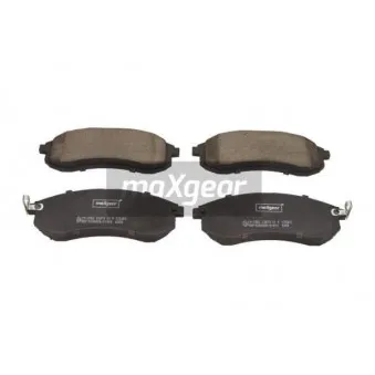Jeu de 4 plaquettes de frein avant MAXGEAR OEM MN105622