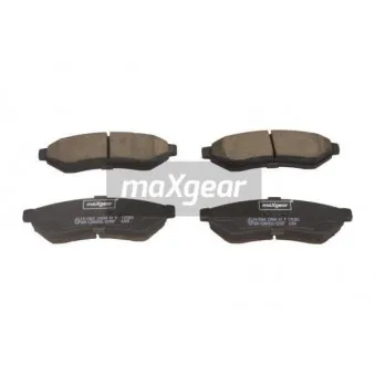 Jeu de 4 plaquettes de frein arrière MAXGEAR OEM 96496766