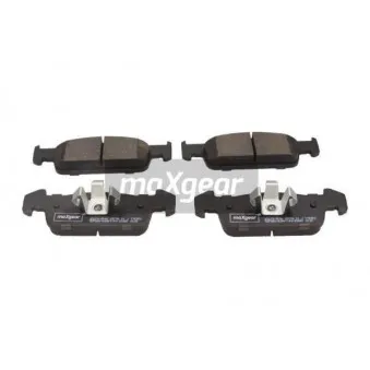 Jeu de 4 plaquettes de frein avant MAXGEAR OEM 410602396R