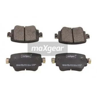 Jeu de 4 plaquettes de frein arrière MAXGEAR OEM 5Q0698451B