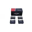 MAXGEAR 19-3101 - Jeu de 4 plaquettes de frein arrière